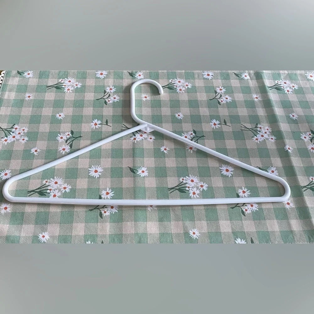 White Plastic Clothing Hanger